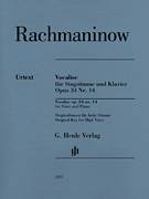 Vocalize, Op. 34, No. 14 Vocal Solo & Collections sheet music cover